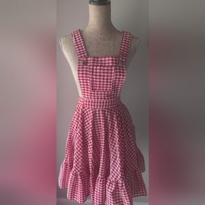 Vintage Partners Please red plaid dress